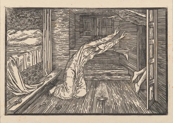 The flight of Cupid av Sir Edward Coley Burne-Jones