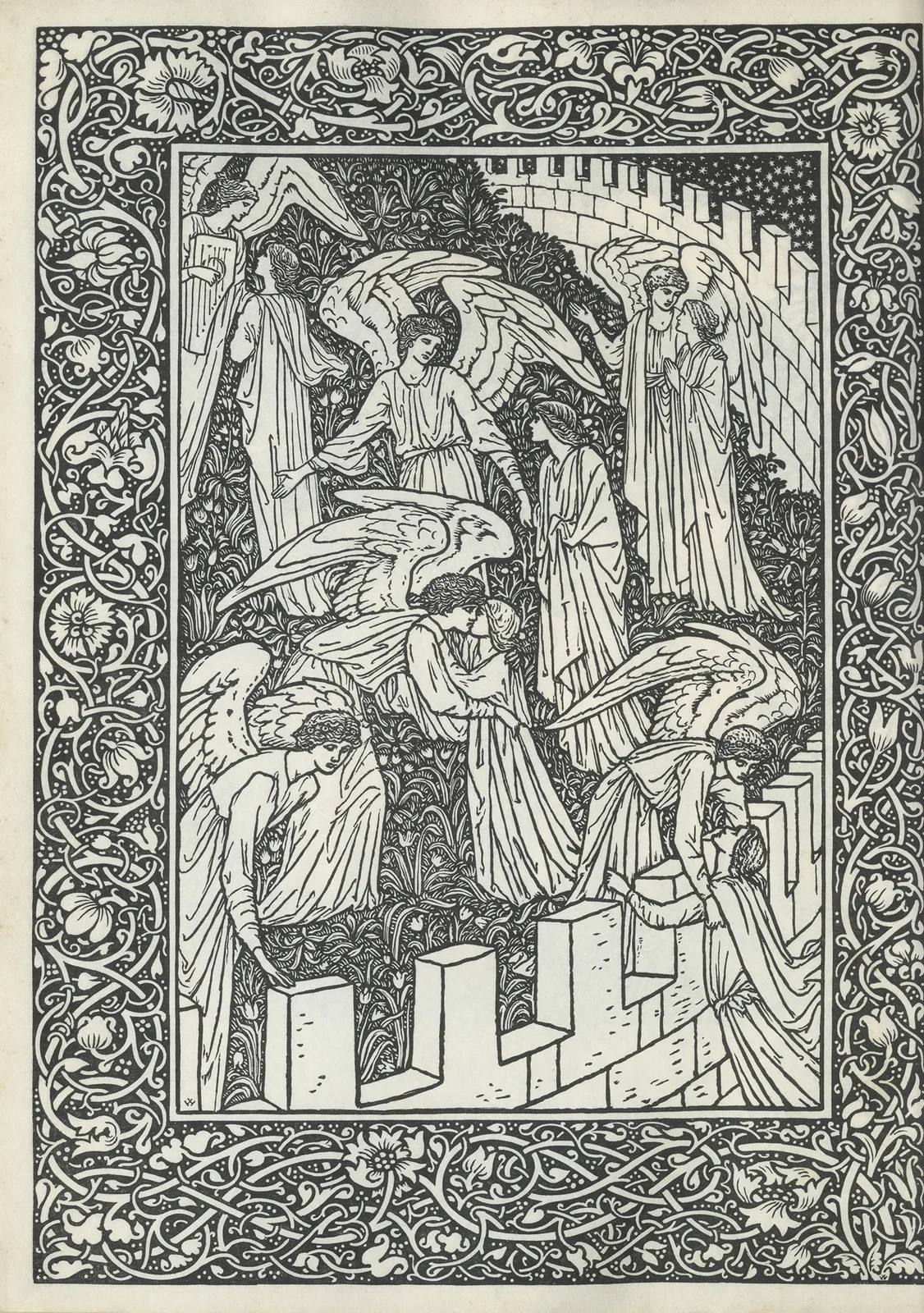 The golden legend, 1892 – nr 1 av Sir Edward Coley Burne-Jones