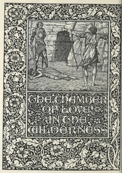 The well at the world’s end – The Chamber of love in the wilderness av Sir Edward Coley Burne-Jones