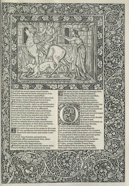 The works of Geoffrey Chaucer Pl.06 av Sir Edward Coley Burne-Jones