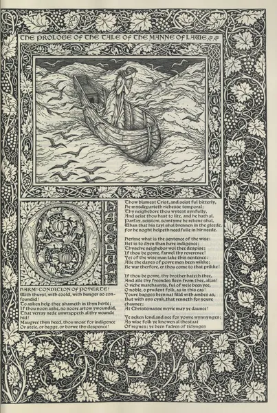 The works of Geoffrey Chaucer Pl.09 av Sir Edward Coley Burne-Jones