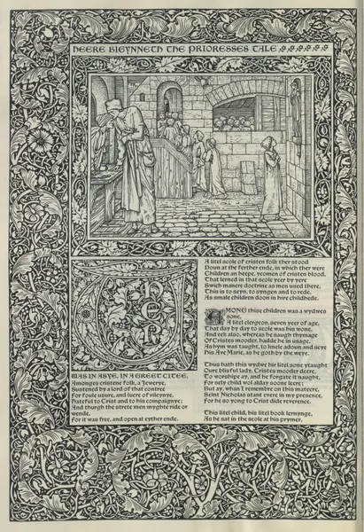 The works of Geoffrey Chaucer Pl.10 av Sir Edward Coley Burne-Jones