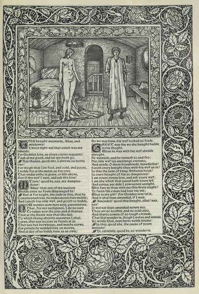 The works of Geoffrey Chaucer Pl.14 av Sir Edward Coley Burne-Jones