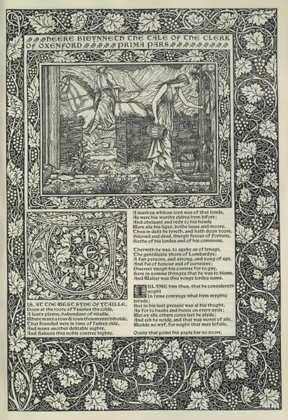 The works of Geoffrey Chaucer Pl.15 av Sir Edward Coley Burne-Jones