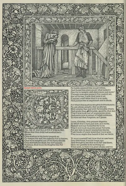 The works of Geoffrey Chaucer Pl.17 av Sir Edward Coley Burne-Jones