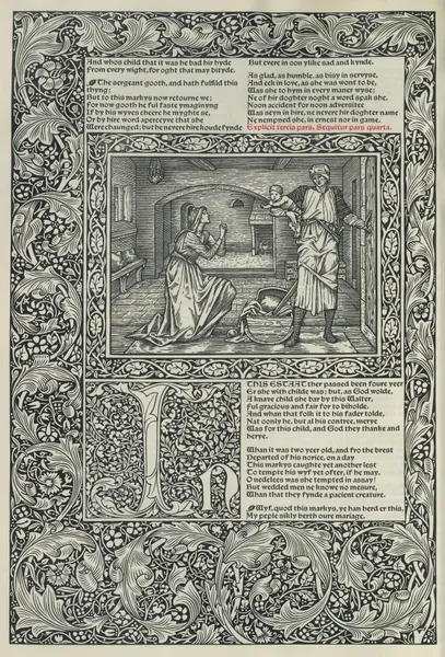The works of Geoffrey Chaucer Pl.18 av Sir Edward Coley Burne-Jones