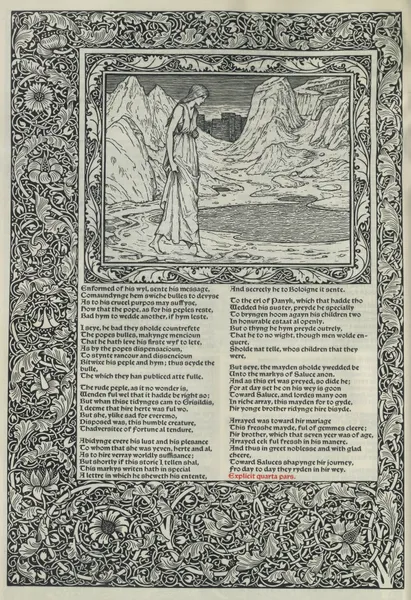 The works of Geoffrey Chaucer Pl.19 av Sir Edward Coley Burne-Jones