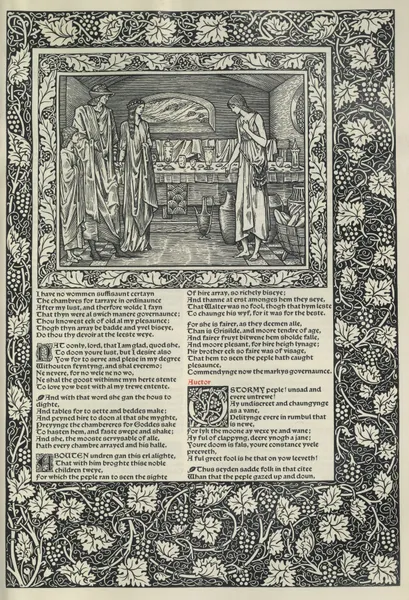 The works of Geoffrey Chaucer Pl.20 av Sir Edward Coley Burne-Jones