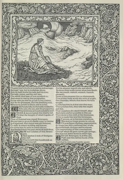 The works of Geoffrey Chaucer Pl.23 av Sir Edward Coley Burne-Jones