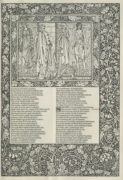 The works of Geoffrey Chaucer Pl.35 av Sir Edward Coley Burne-Jones