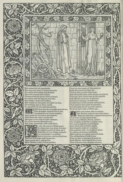 The works of Geoffrey Chaucer Pl.36 av Sir Edward Coley Burne-Jones