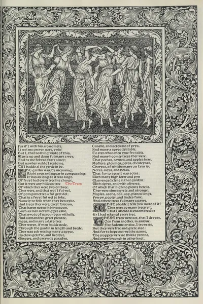 The works of Geoffrey Chaucer Pl.41 av Sir Edward Coley Burne-Jones