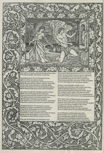 The works of Geoffrey Chaucer Pl.51 av Sir Edward Coley Burne-Jones