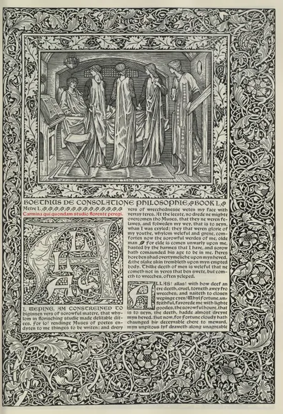 The works of Geoffrey Chaucer Pl.55 av Sir Edward Coley Burne-Jones