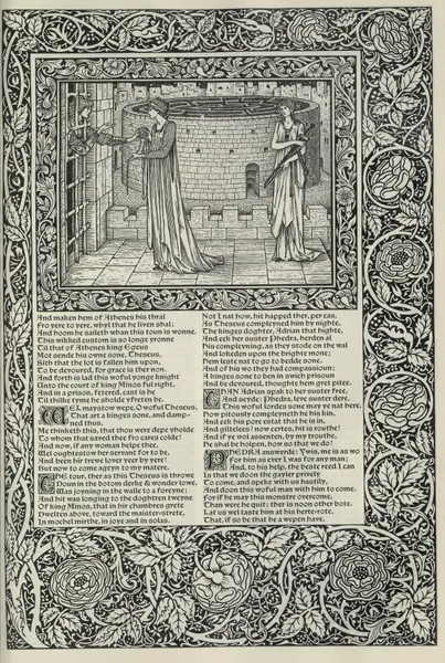 The works of Geoffrey Chaucer Pl.65 av Sir Edward Coley Burne-Jones
