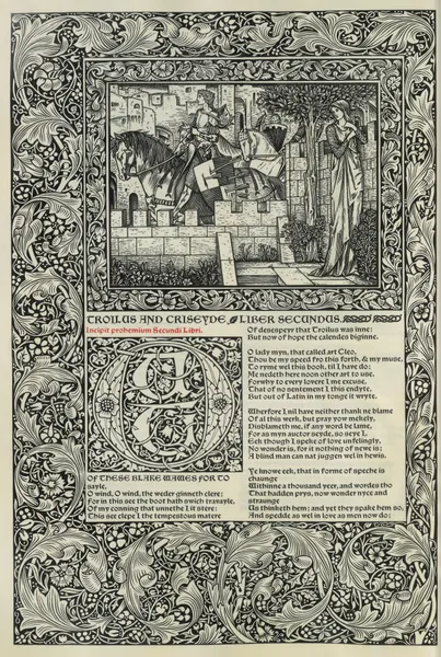 The works of Geoffrey Chaucer Pl.80 av Sir Edward Coley Burne-Jones