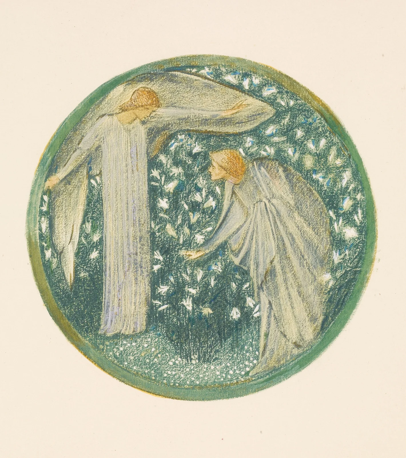 White Garden av Sir Edward Coley Burne-Jones