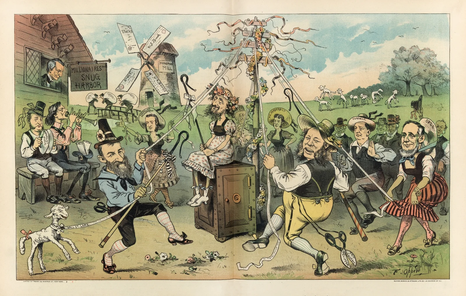 The monopolists’ may-pole av Frederick Burr Opper
