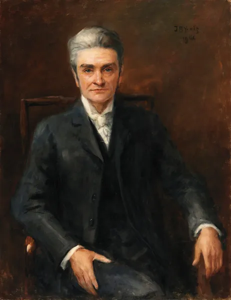 Portrait of Standish James O’Grady (1832-1915), Author av John Butler Yeats