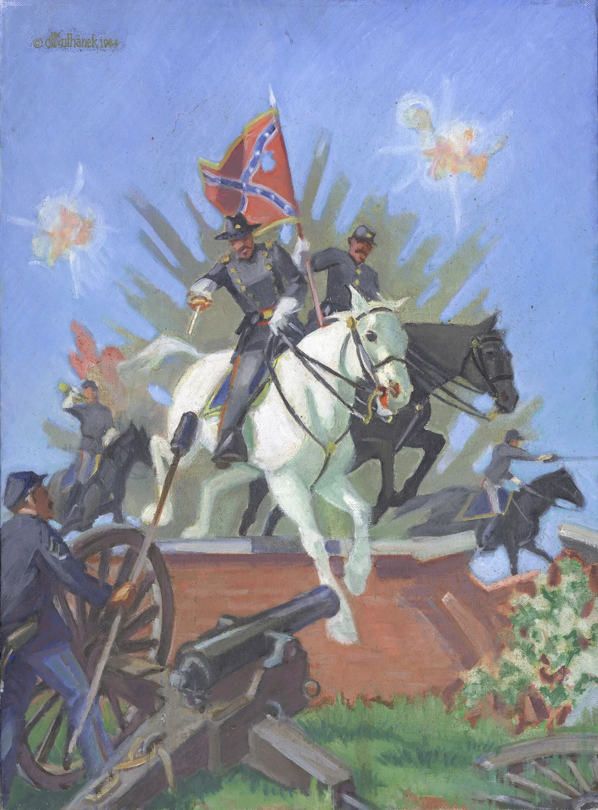 Confederate Charge av James C. Kulhanek