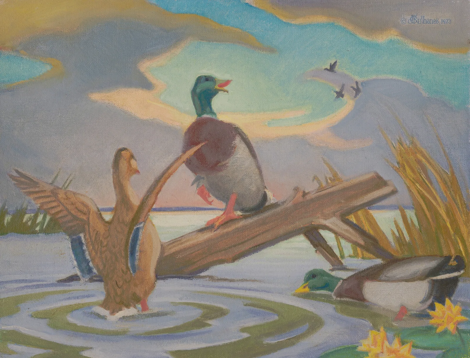 Migratory Marsh av James C. Kulhanek