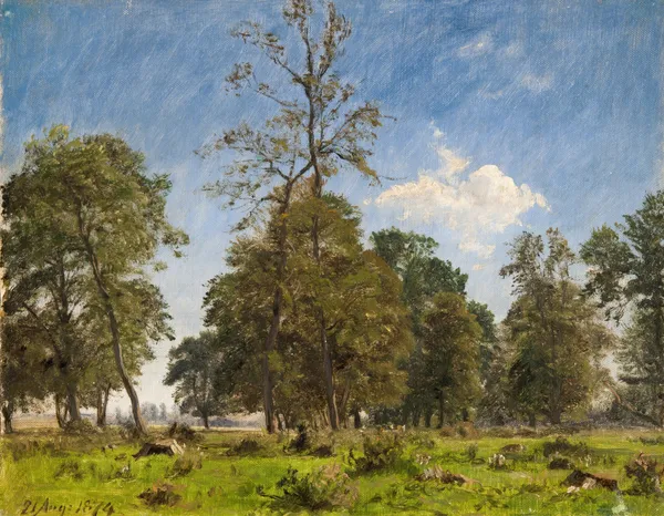 On the Outskirts of Knabstrup Dyrehave av P. C. Skovgaard