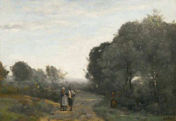 Chaville, Le Matin Au Printemps av Jean-Baptiste-Camille Corot