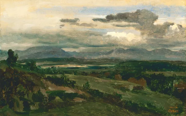 Civita Castellana av Jean-Baptiste-Camille Corot