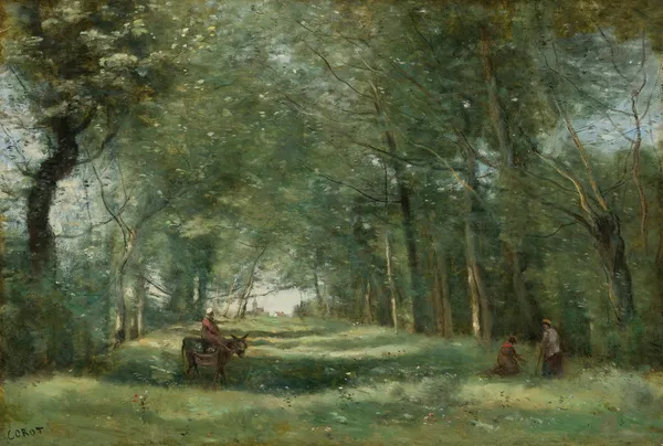 L’allée Verte av Jean-Baptiste-Camille Corot