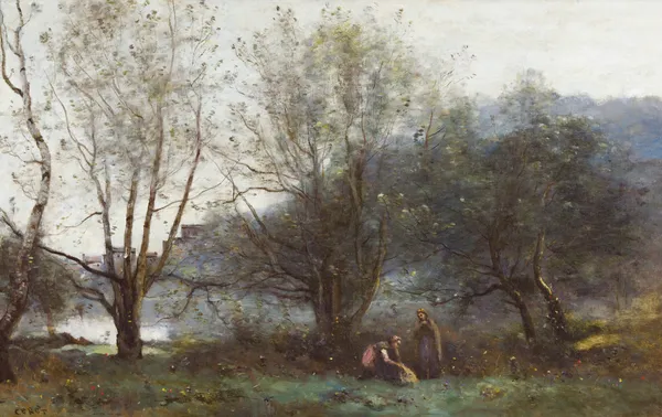 Les Étangs De Ville D’avray av Jean-Baptiste-Camille Corot