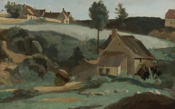 Morvan, Petit Moulin av Jean-Baptiste-Camille Corot