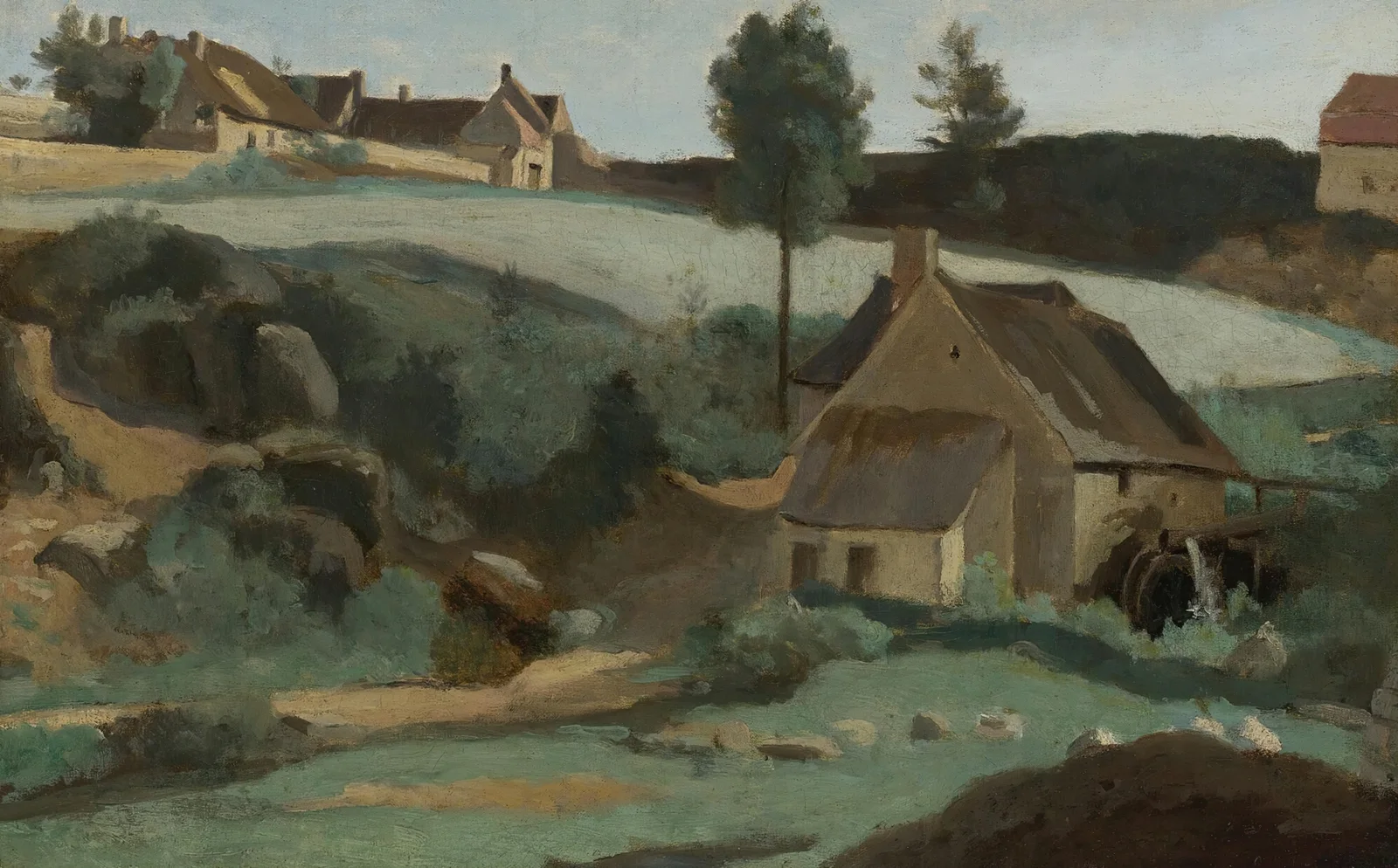 Morvan, Petit Moulin av Jean-Baptiste-Camille Corot