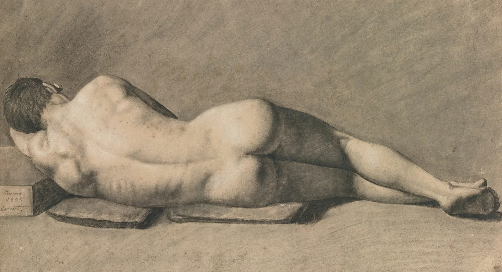 Nu D’homme av Jean-Baptiste-Camille Corot