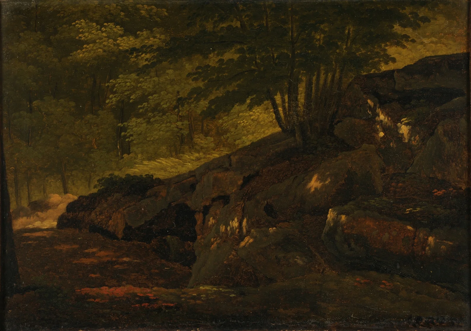 Sous-bois av Jean-Baptiste-Camille Corot