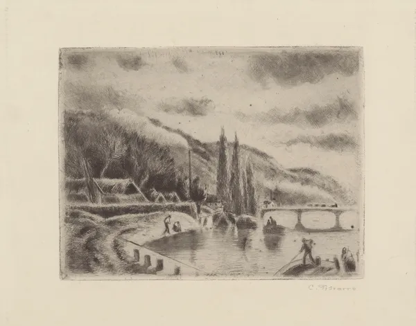 Côte Ste-Catherine, Rouen av Camille Pissarro