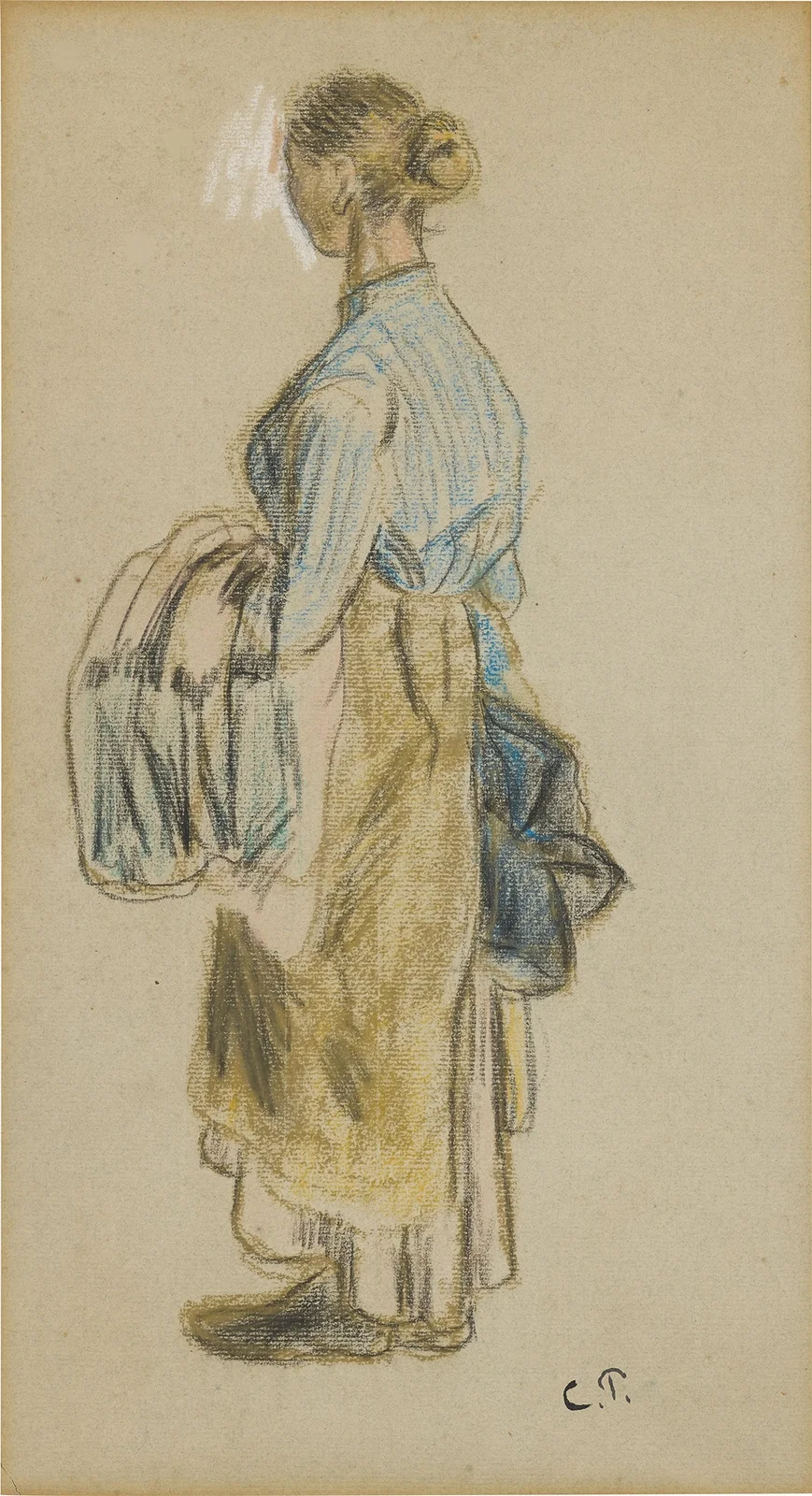 Laveuse av Camille Pissarro