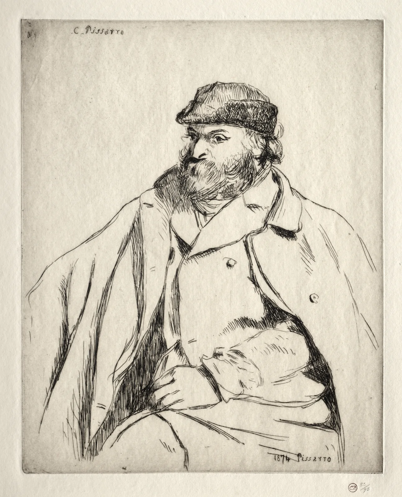 Paul Cézanne av Camille Pissarro