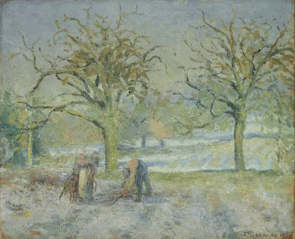 Paysage d’Hiver av Camille Pissarro