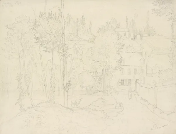 Pontoise, Les Pâtis av Camille Pissarro