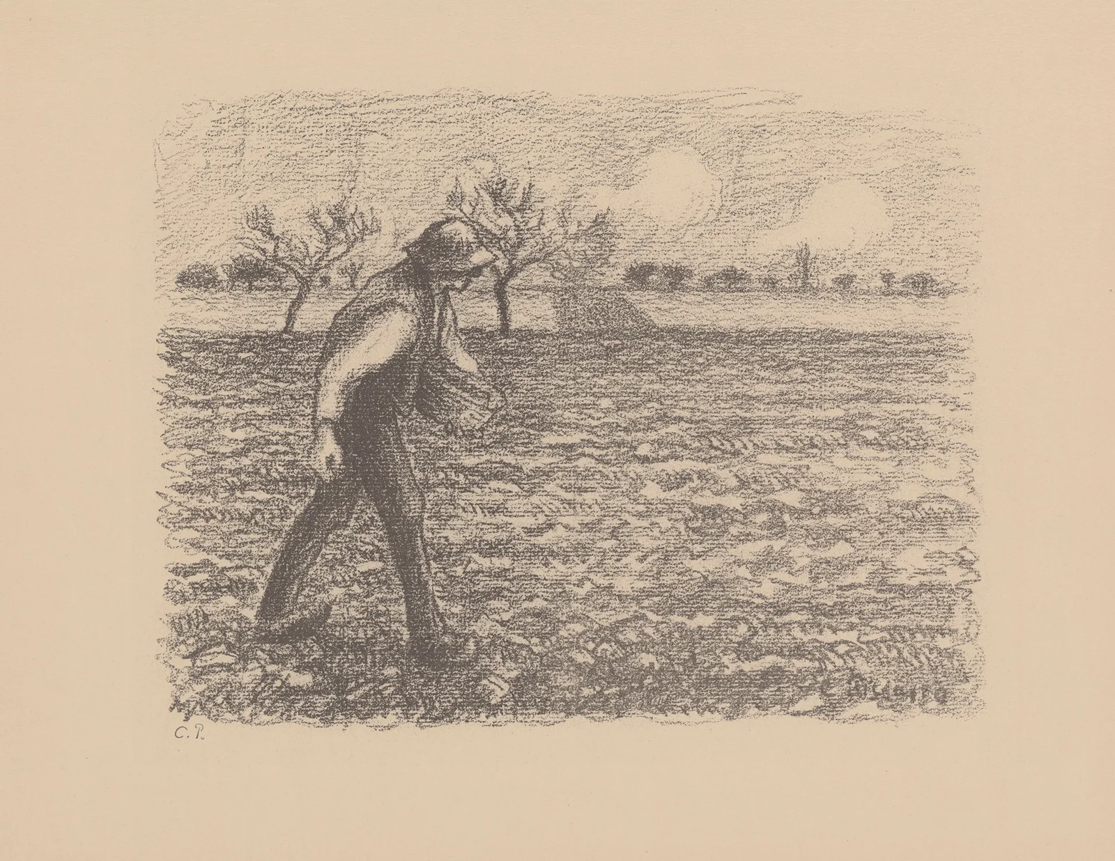 Semeur av Camille Pissarro