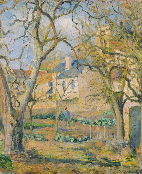 Vegetable Garden av Camille Pissarro