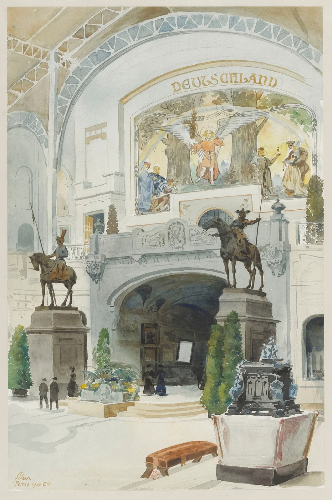 Section allemande aux Invalides av Camille Piton