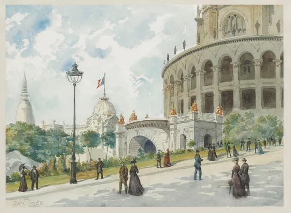 Trocadéro. Pavillon des Colonies av Camille Piton