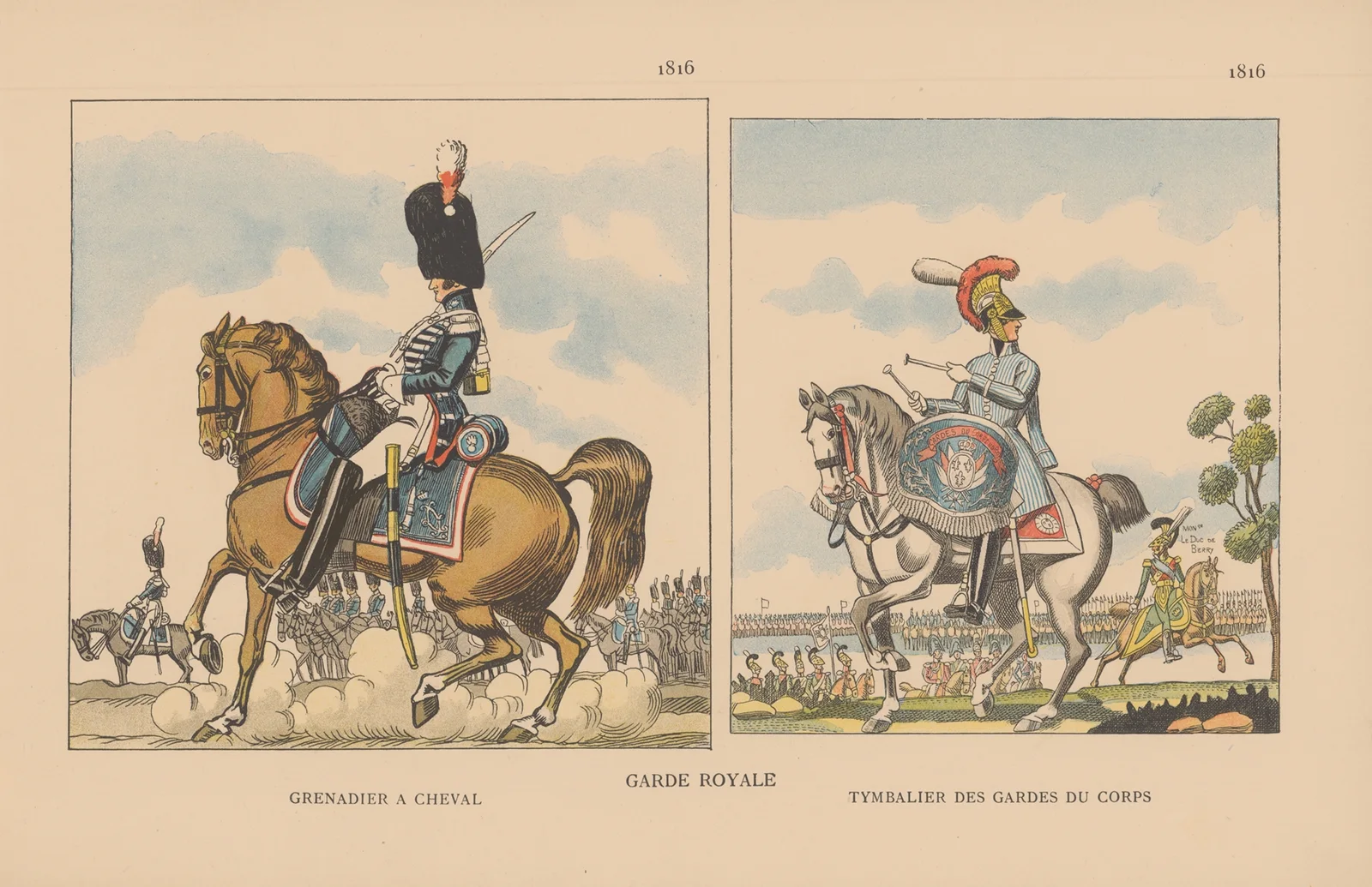 Garde Royale. 1816 av Caran d'Ache