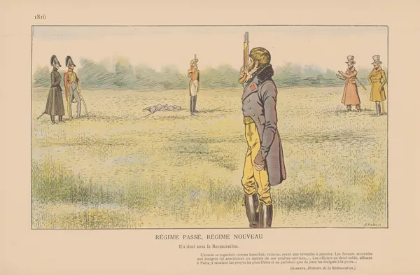 Regime Passe, Regime Nouveau. 1816 av Caran d'Ache