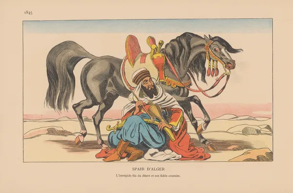 Spahi D’alger. 1845 av Caran d'Ache