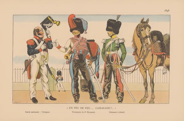 Un Peu de Feu… Camarade. 1848 av Caran d'Ache