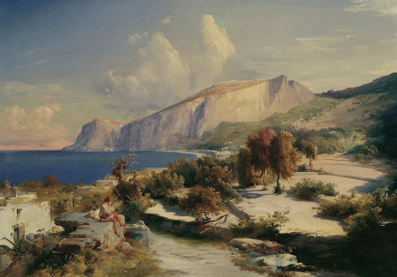Nachmittag auf Capri av Carl Blechen