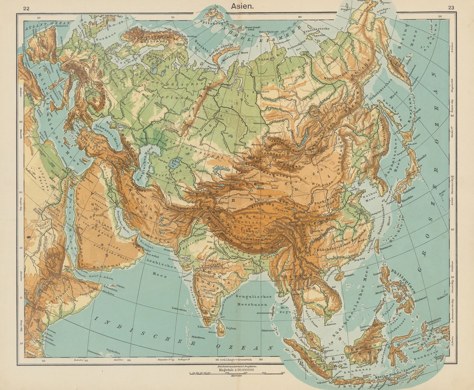 Asien av Carl Diercke