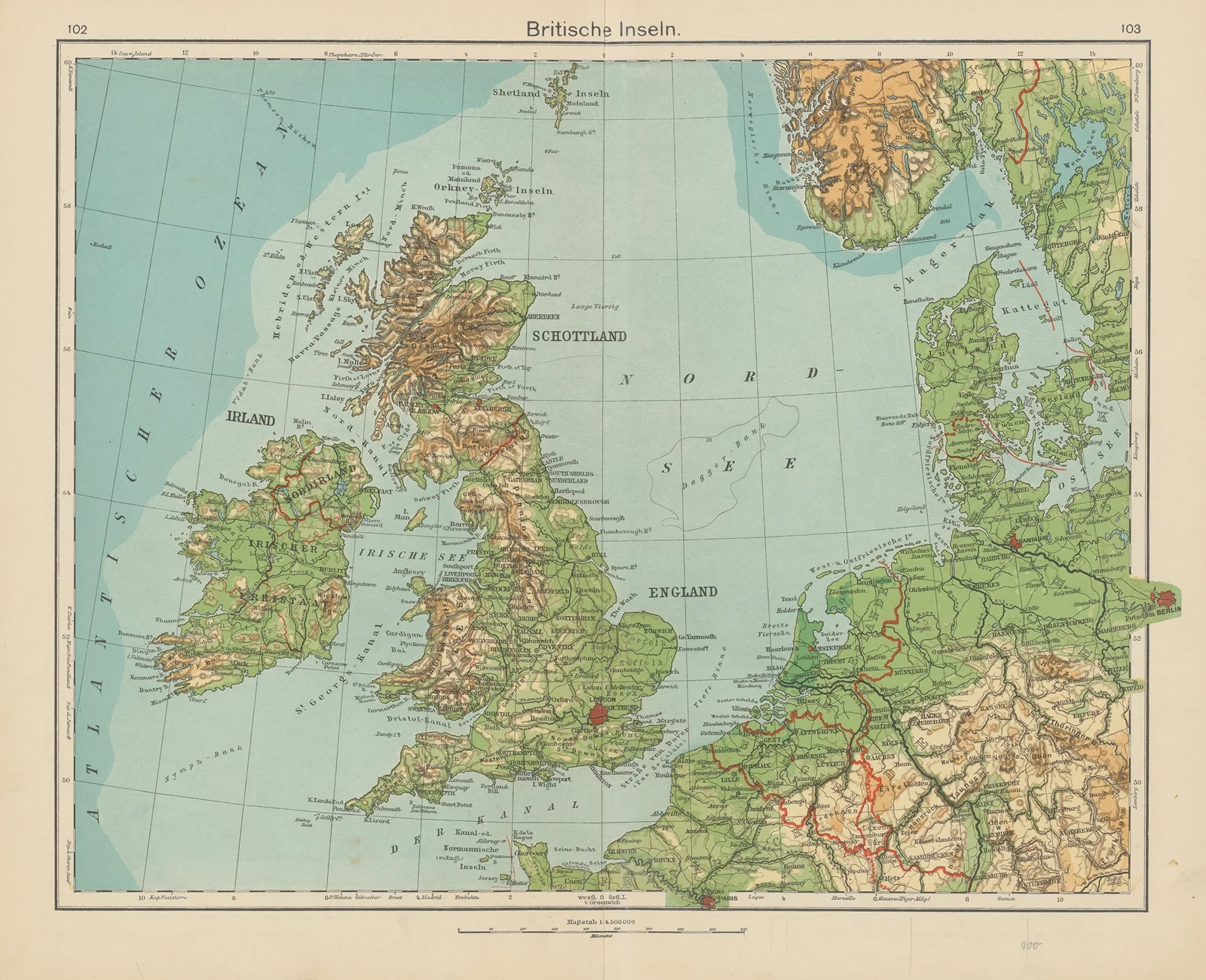 Britische Inseln av Carl Diercke